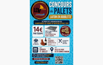 Nationaux Natation Estivale 2026 - Tournoi de Palet